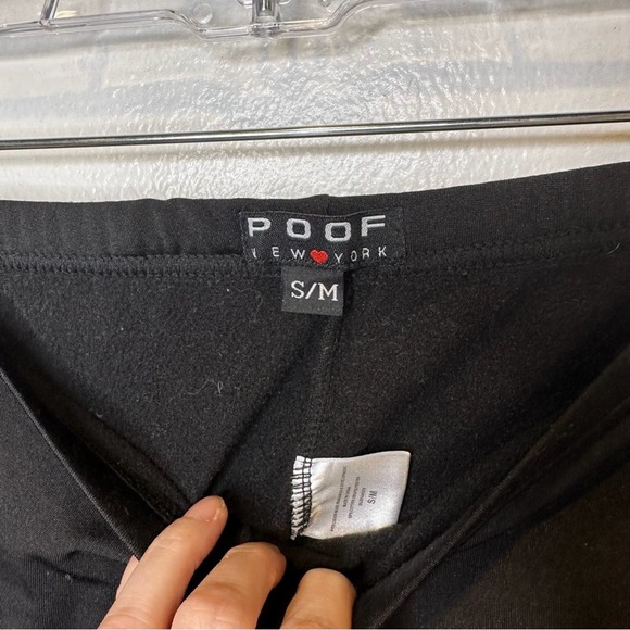 Express and Poof Leggings 2 pair Black Soft Fleece Stretch Black Small - Picture 14 of 16